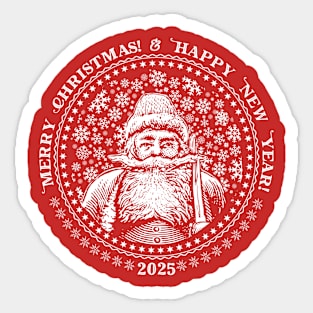 Old Santa Sticker